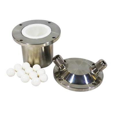 Vacuum ball mill tank