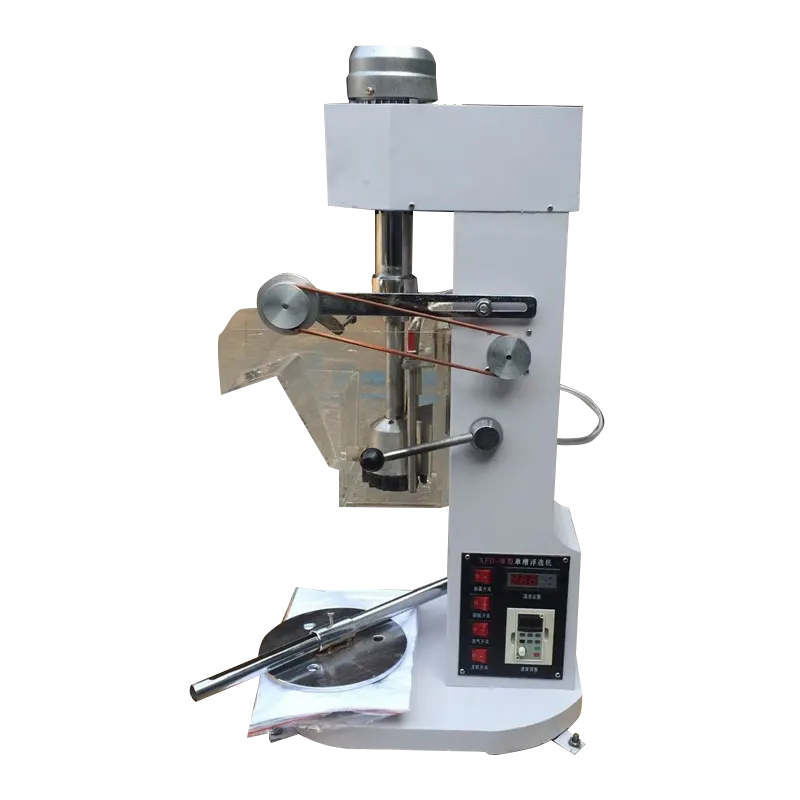 Close-up of TENCAN experimental flotation machine cell and impeller