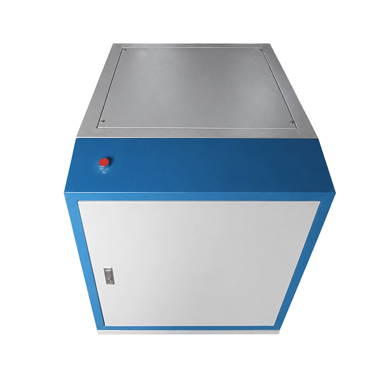 Purification system box with gas purification columns and controls
