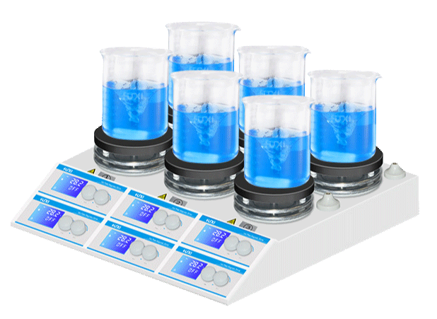 Multi station magnetic stirrer