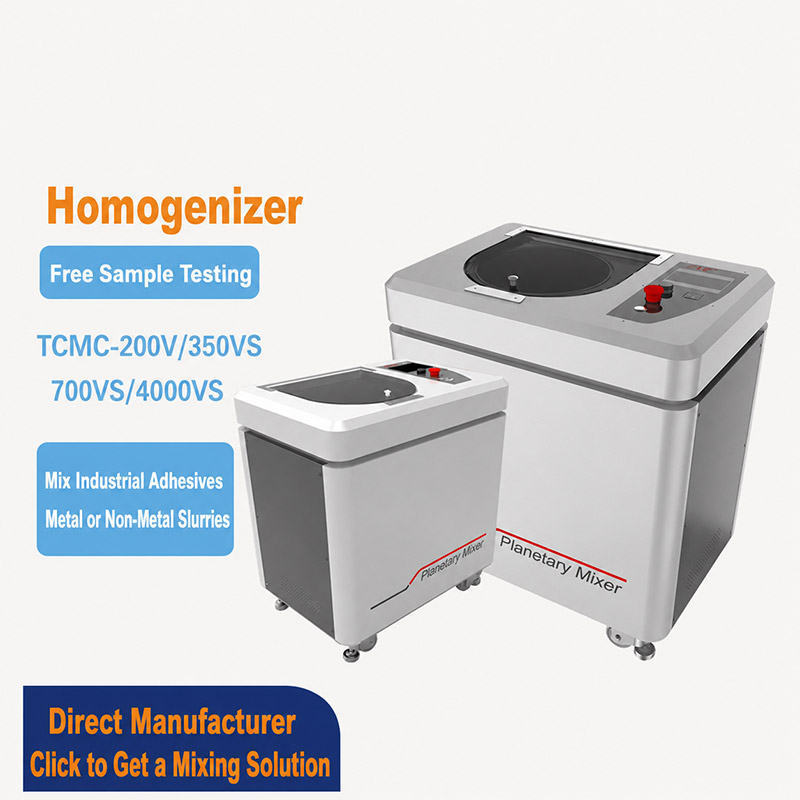 Non invasive material homogenizer