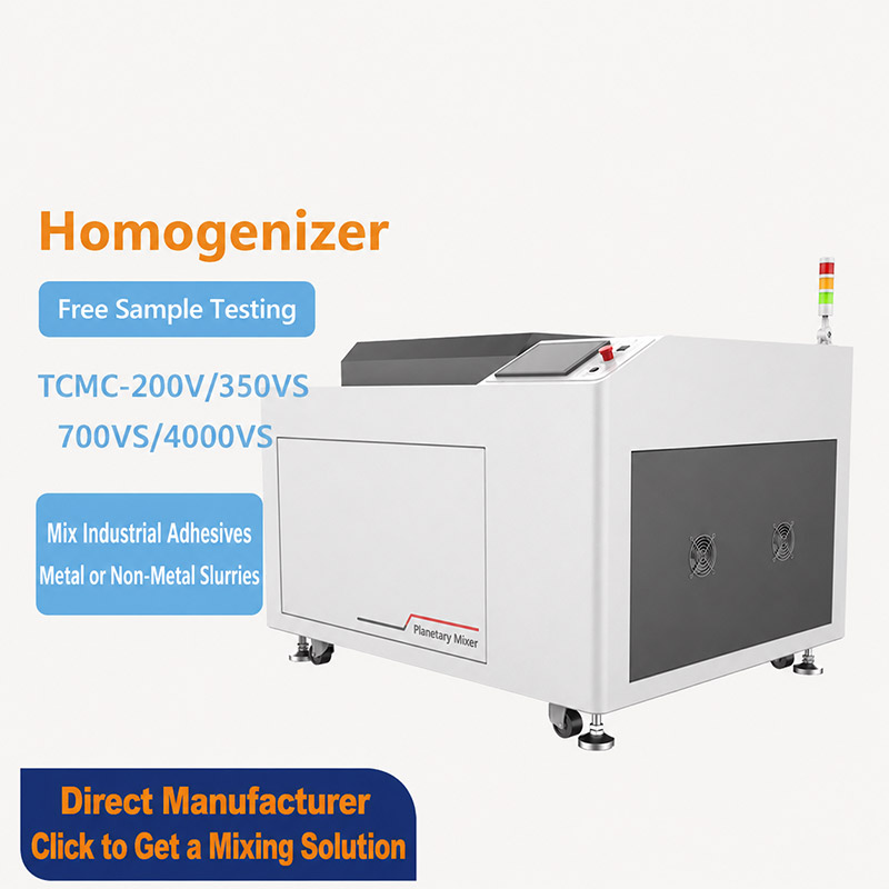 Non invasive material homogenizer