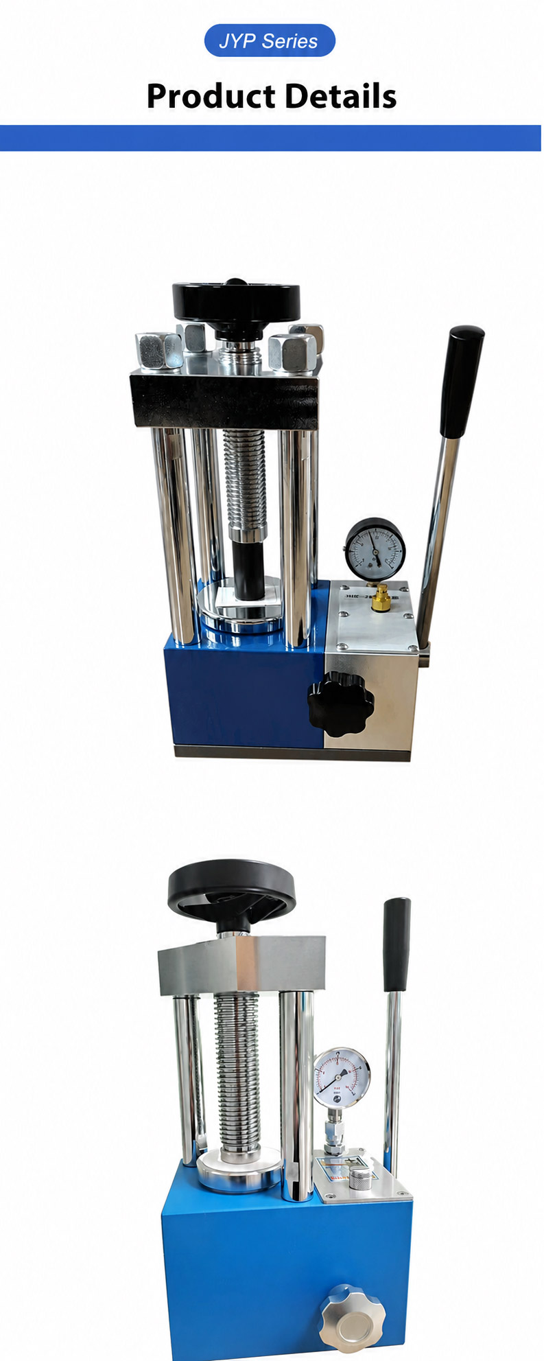 Manual tablet press