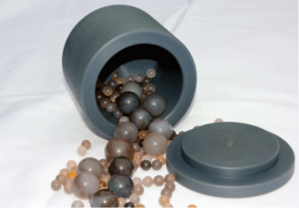 tempered nylon planetary mill jar