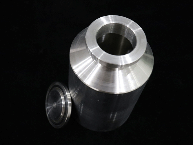 Stainless steel roll mill jar