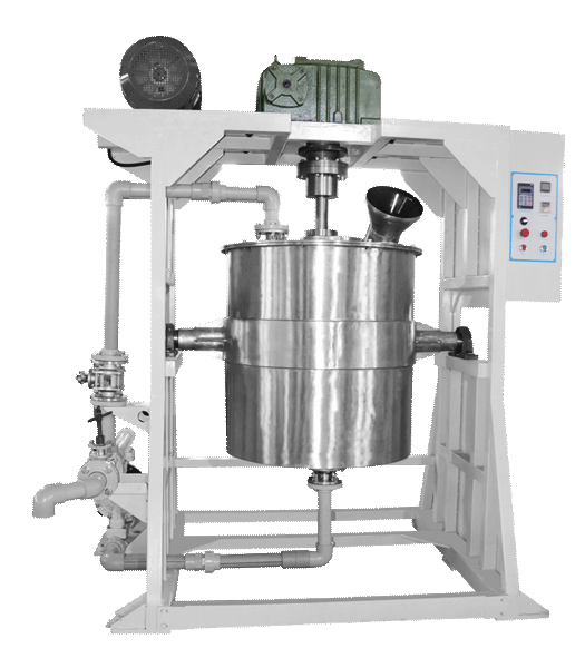 Production type stirred ball mill
