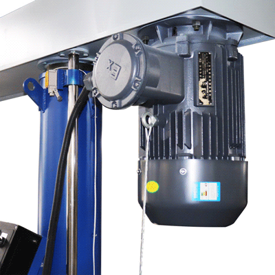 Hydraulic single axis disperser