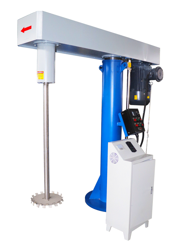 Hydraulic single axis disperser