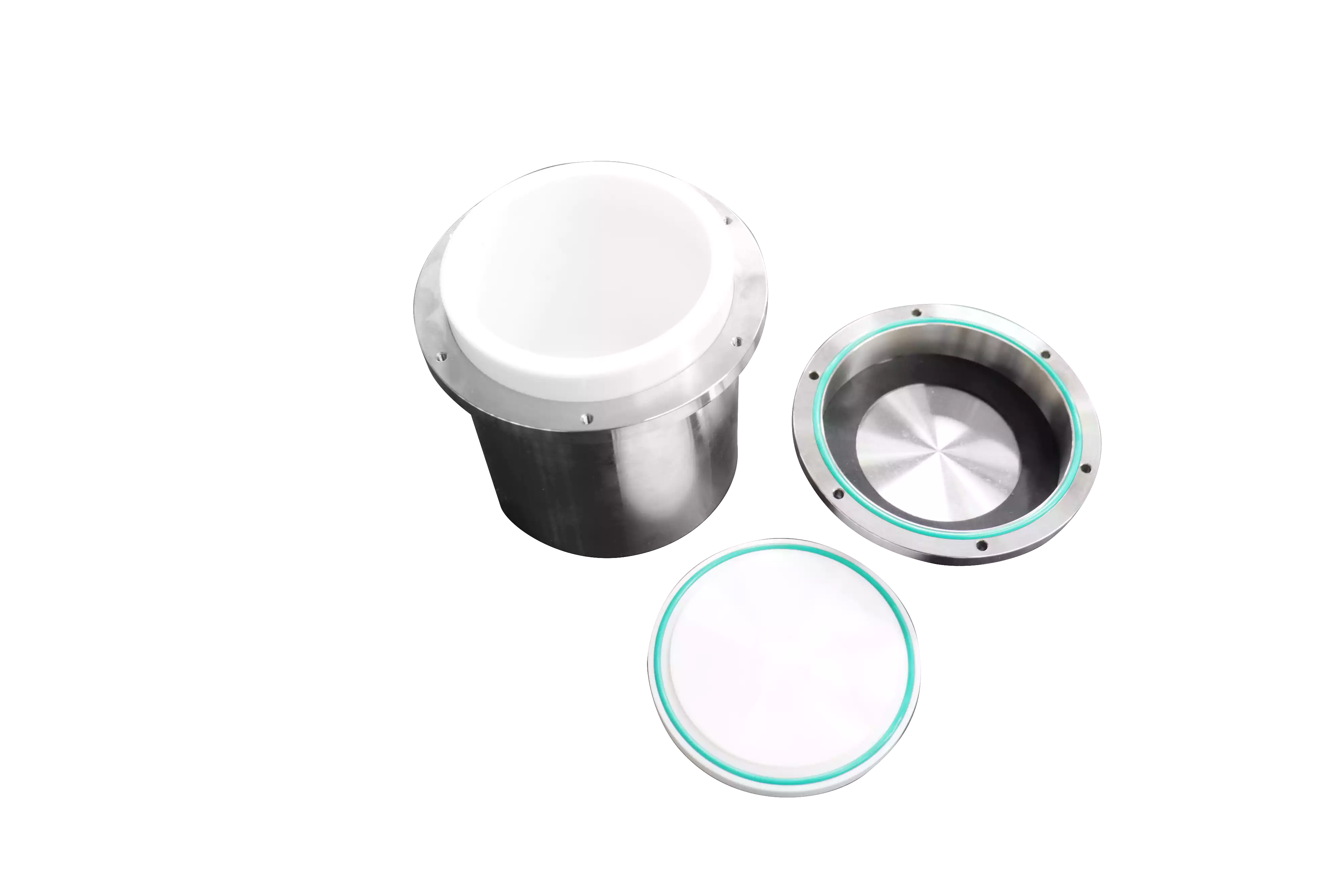 304 stainless steel lined with zirconia mill jar