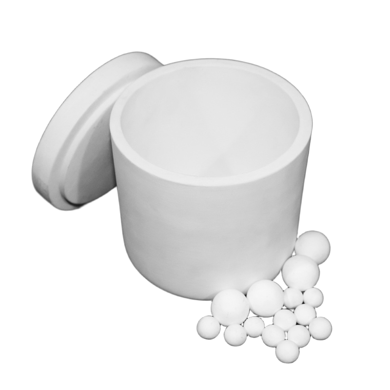 A grade Corundum planetary Mill Jar
