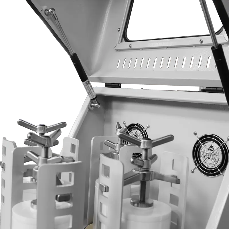 Vertikale Halbzylinder-Planetenkugelmühle Labor