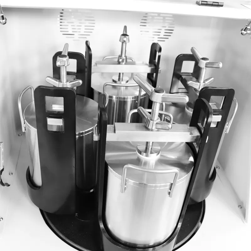 Vertical square planetary ball mill