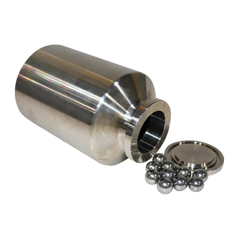Stainless steel roll mill jar