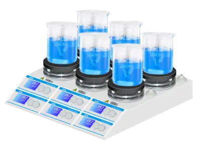 Multi station magnetic stirrer