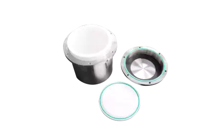 304 stainless steel lined with zirconia mill jar